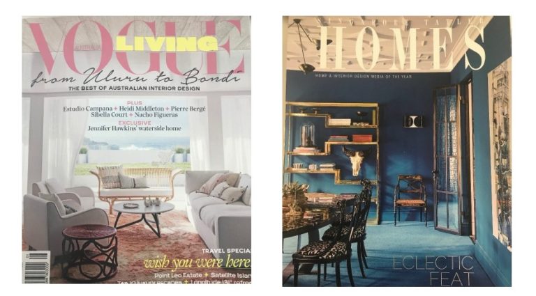 Our stunning Bijoux featured in Vogue and Singapore Tatler Homes magazines