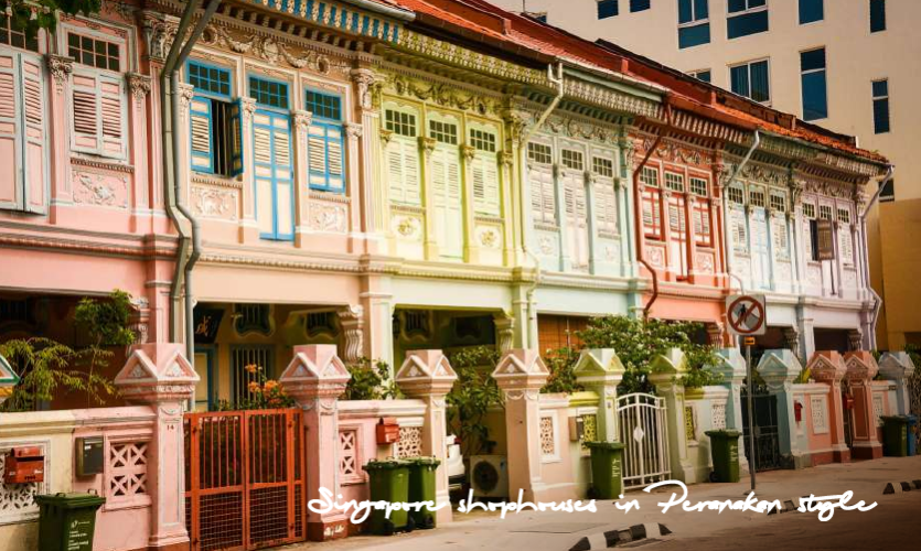 Singapore shophouse in Peranakan Style