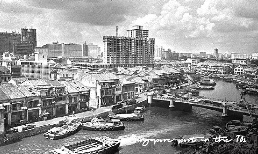 Singapore boat quay 70s